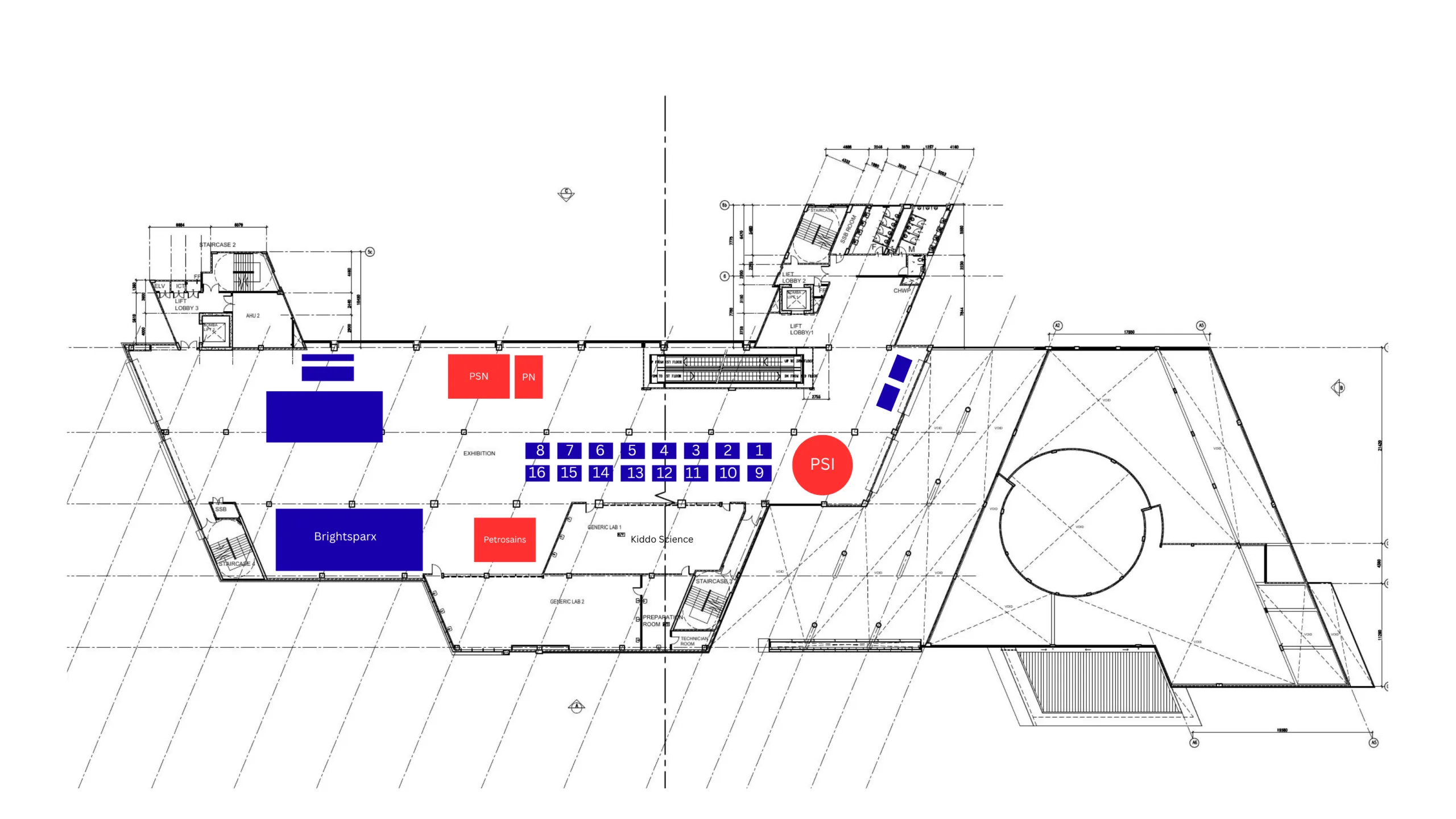 Booths Floor Plan Layout